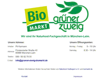 Tablet Screenshot of gruener-zweig-biomarkt.de